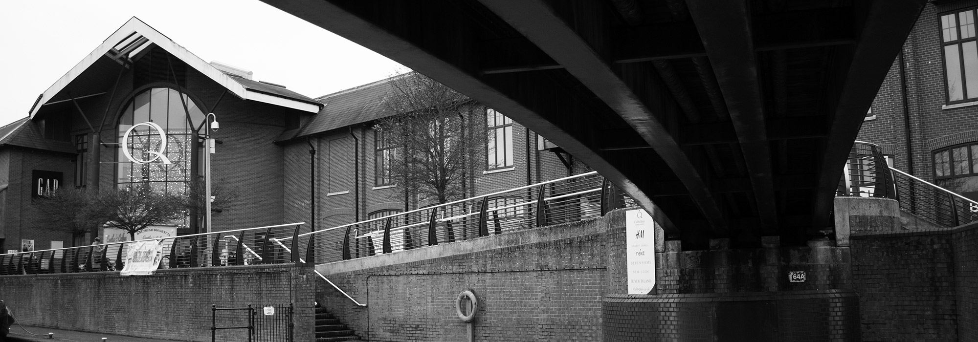 Banbury Canal and shopping centre